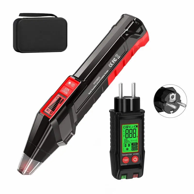 New 5903 Automatic Circuit Breaker Finder Fuse Socket Tester 220V Europeanspecification American 110V with Digital Display