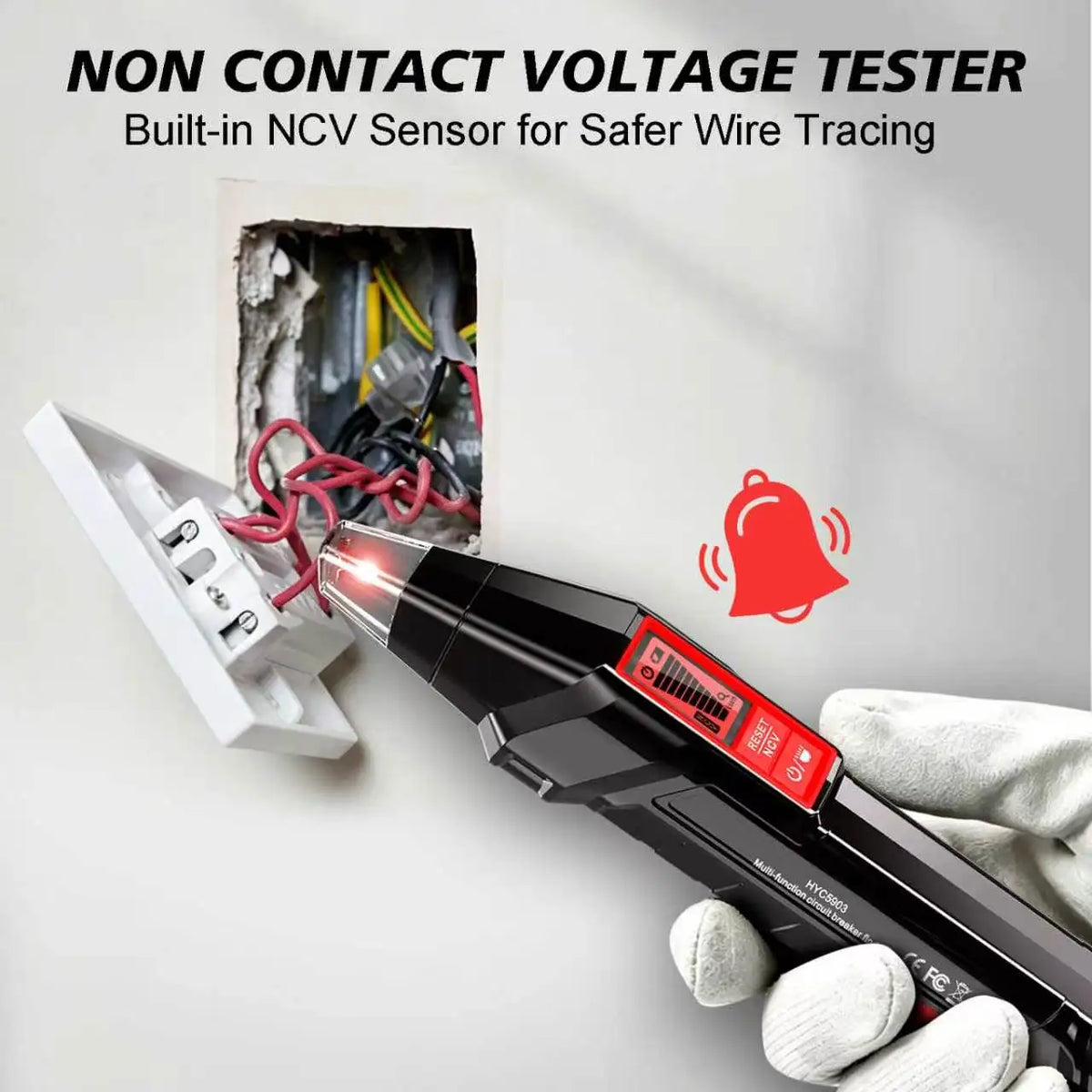 New 5903 Automatic Circuit Breaker Finder Fuse Socket Tester 220V Europeanspecification American 110V with Digital Display