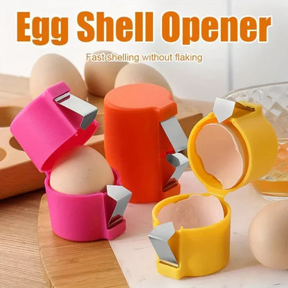 1/3Pcs-New Egg Shell Opener Press Egg Shell Separator Portable Egg Opener Kitchen Handheld Egg Shell Crusher Household
