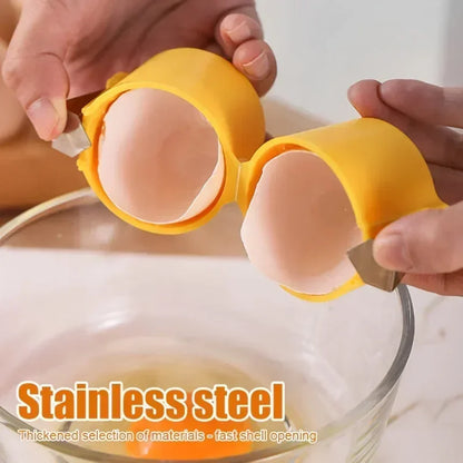 1/3Pcs-New Egg Shell Opener Press Egg Shell Separator Portable Egg Opener Kitchen Handheld Egg Shell Crusher Household