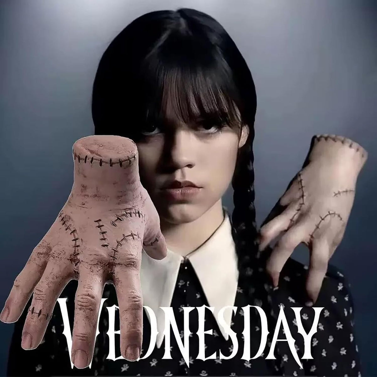 Wednesday Addams Family Hand Props, Horror Toys for Halloween