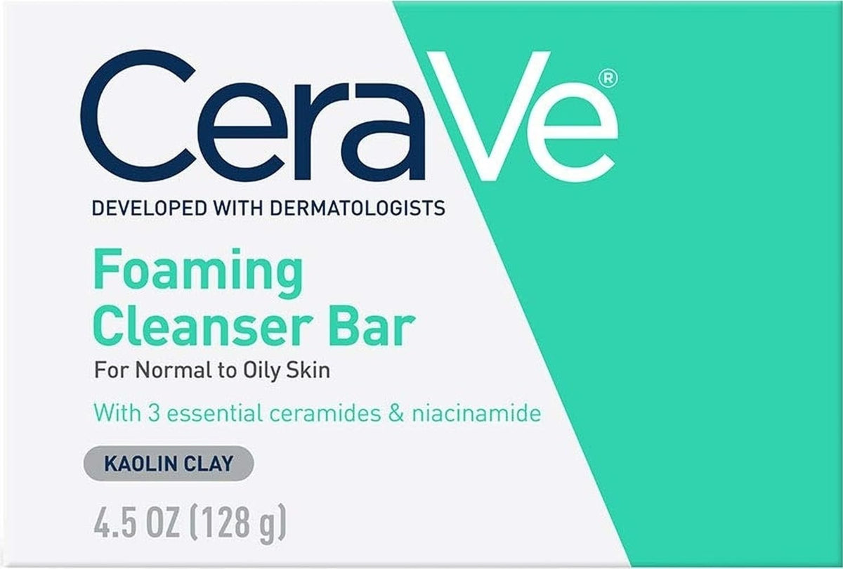 Foaming Cleanser Bar, Face & Body Wash, Soap for Oily Skin, 4.5Oz