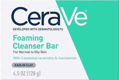 Foaming Cleanser Bar, Face & Body Wash, Soap for Oily Skin, 4.5Oz