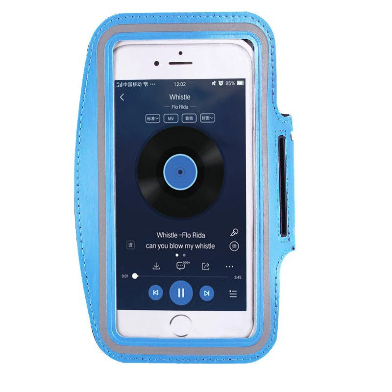 New Running Sports Phone Case Arm Band for Iphone 15 14 Pro Max XR 6 7 8 plus Samsung Note 20 10 S9 Maximum Capacity of 7 Inches