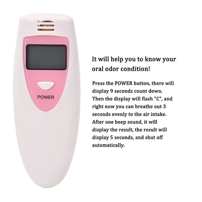 Portable Bad Breath Detector Oral Hygiene Condition Tester Mouth Internal Odor Monitor Tools Bad Breath Detector