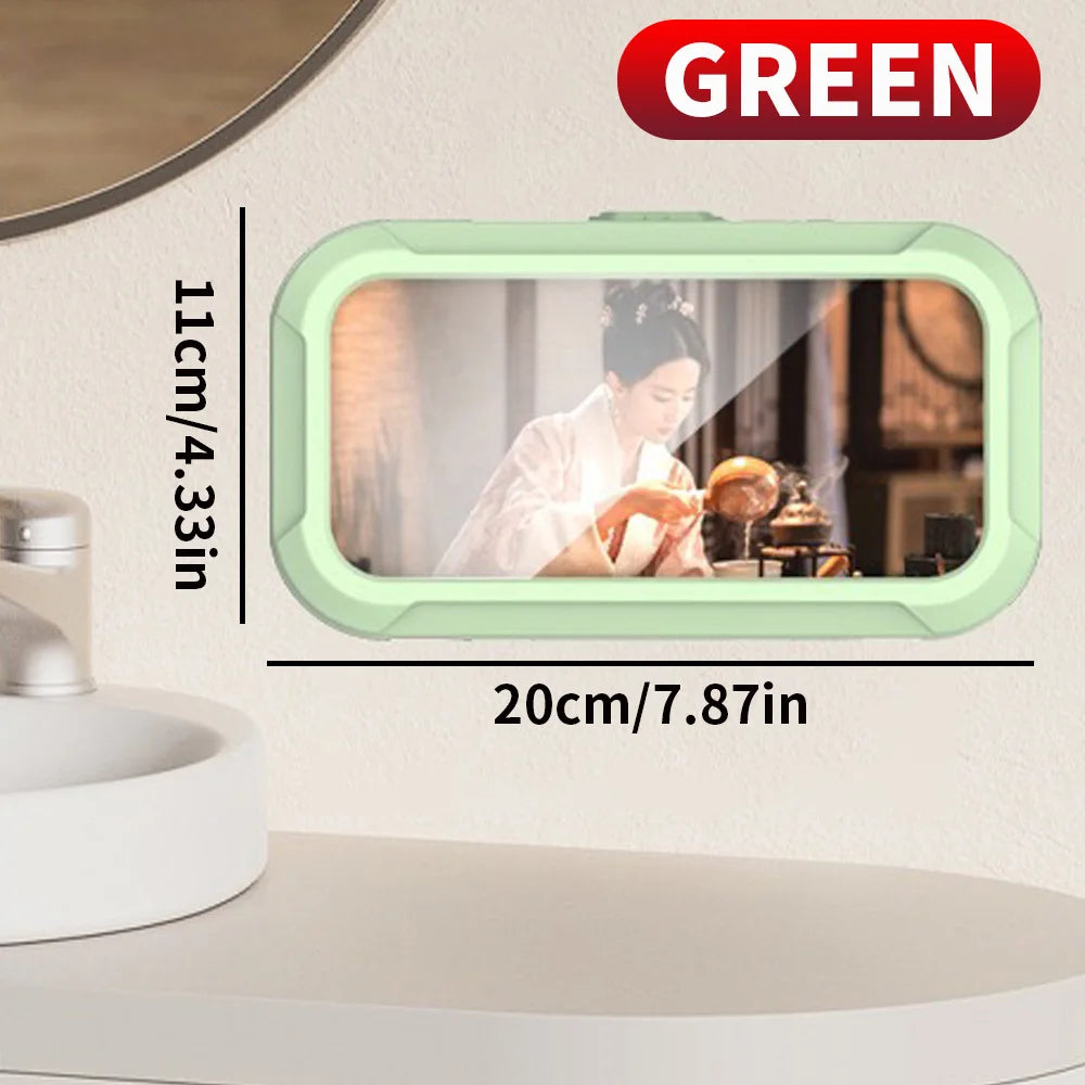 1PC Bathroom Waterproof Phone Storage Box, Can Be Rotated for Appeal, and Can Be Used for Both Showering and Watching TV Shows