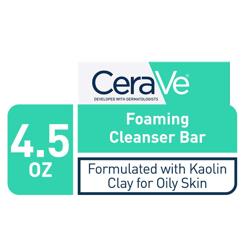 Foaming Cleanser Bar, Face & Body Wash, Soap for Oily Skin, 4.5Oz