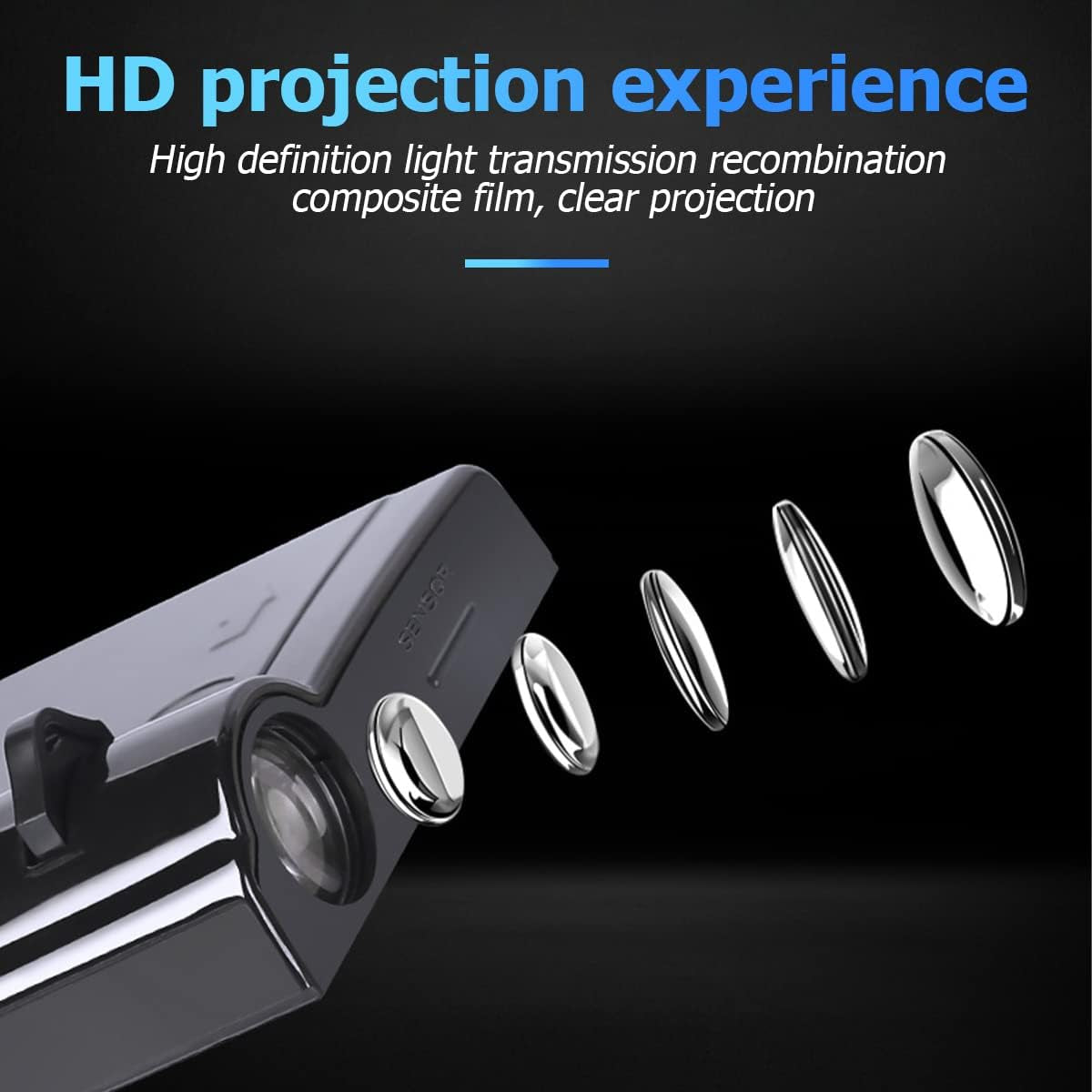 2Pcs Car Door Projector Lights, Wireless LED Welcome Lamp, Eye #1
