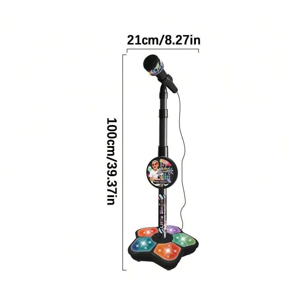 Kids Microphone Stand Toy, Portable Children'S Karaoke Electronic, Durable Party Karaoke Microphone Stand, Kids Karaoke Machine